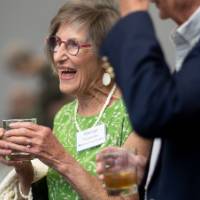 Marilee Nieusma smiling at someone off camera